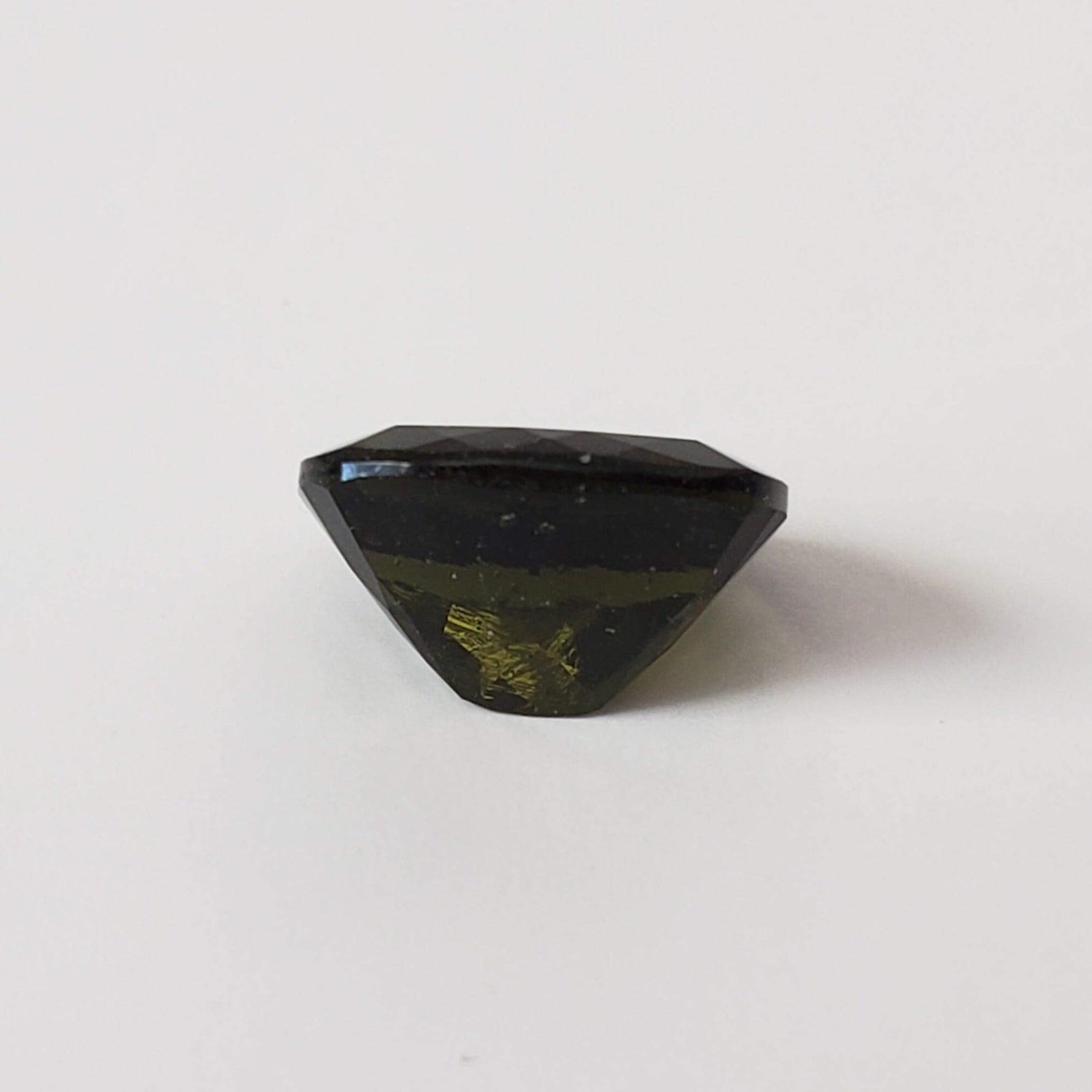  Authentic Moldavite | Octagon Cushion Cut | 10x8mm | Chlum Region, Czech Republic | SO24 7