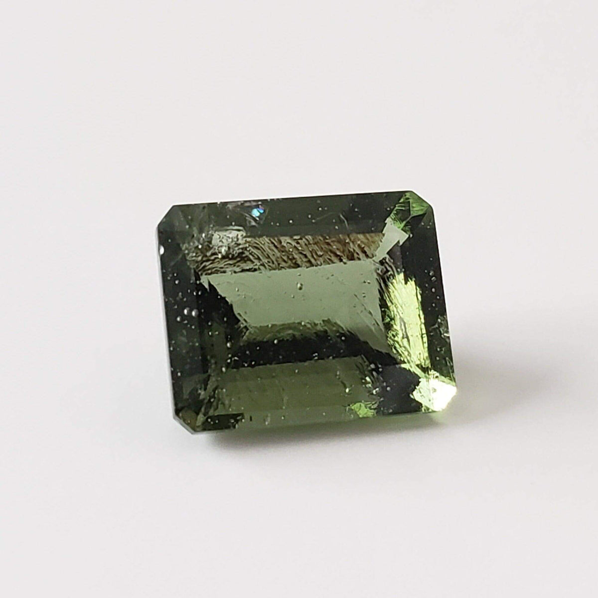  Authentic Moldavite | Octagon Cut | 10x8mm | Chlum Region, Czech Republic 2