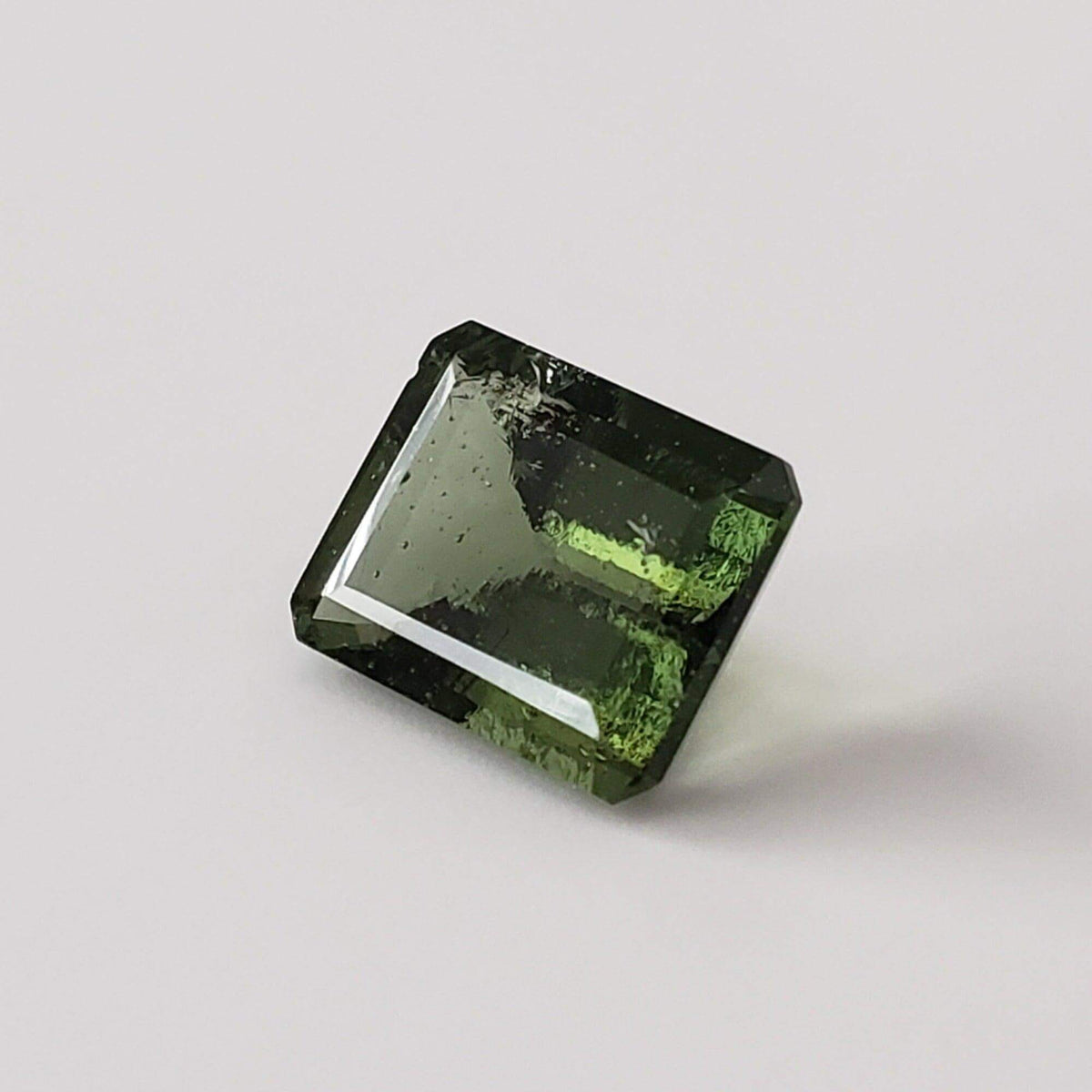  Authentic Moldavite | Octagon Cut | 10x8mm | Chlum Region, Czech Republic 4