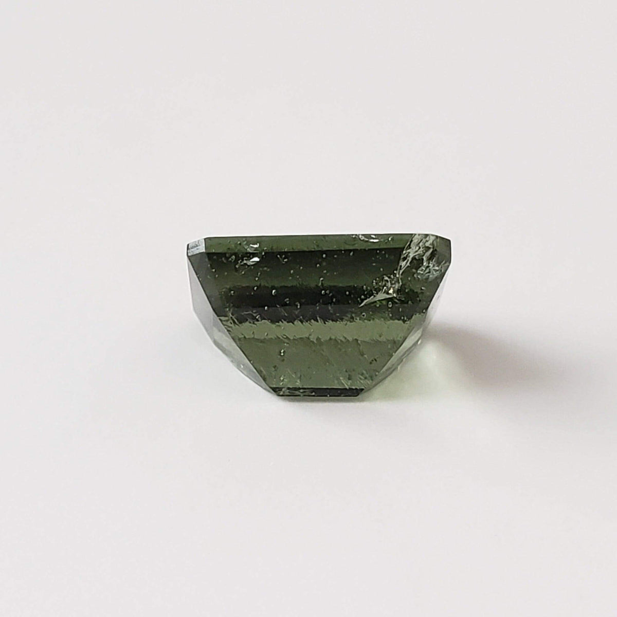  Authentic Moldavite | Octagon Cut | 10x8mm | Chlum Region, Czech Republic 5