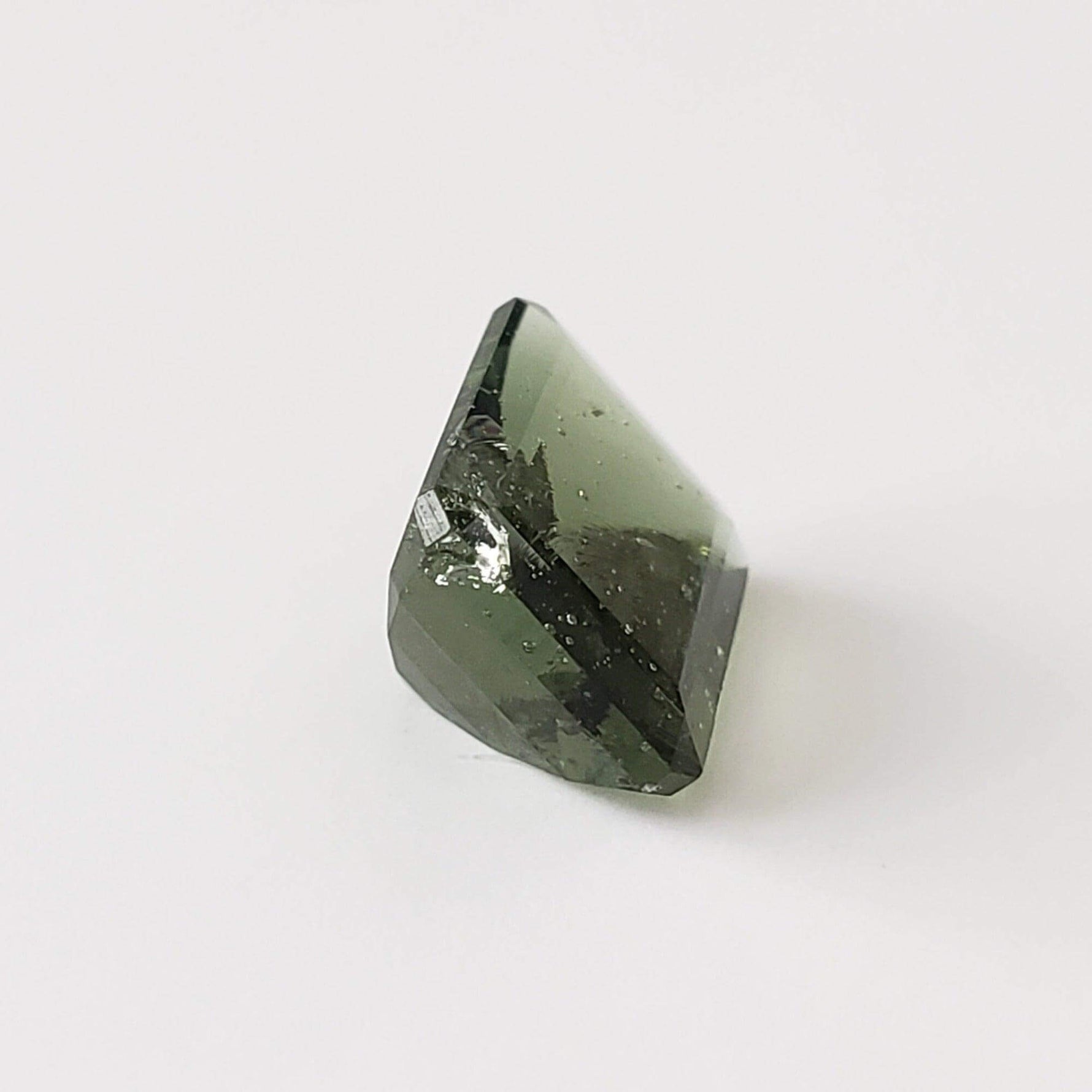  Authentic Moldavite | Octagon Cut | 10x8mm | Chlum Region, Czech Republic 6