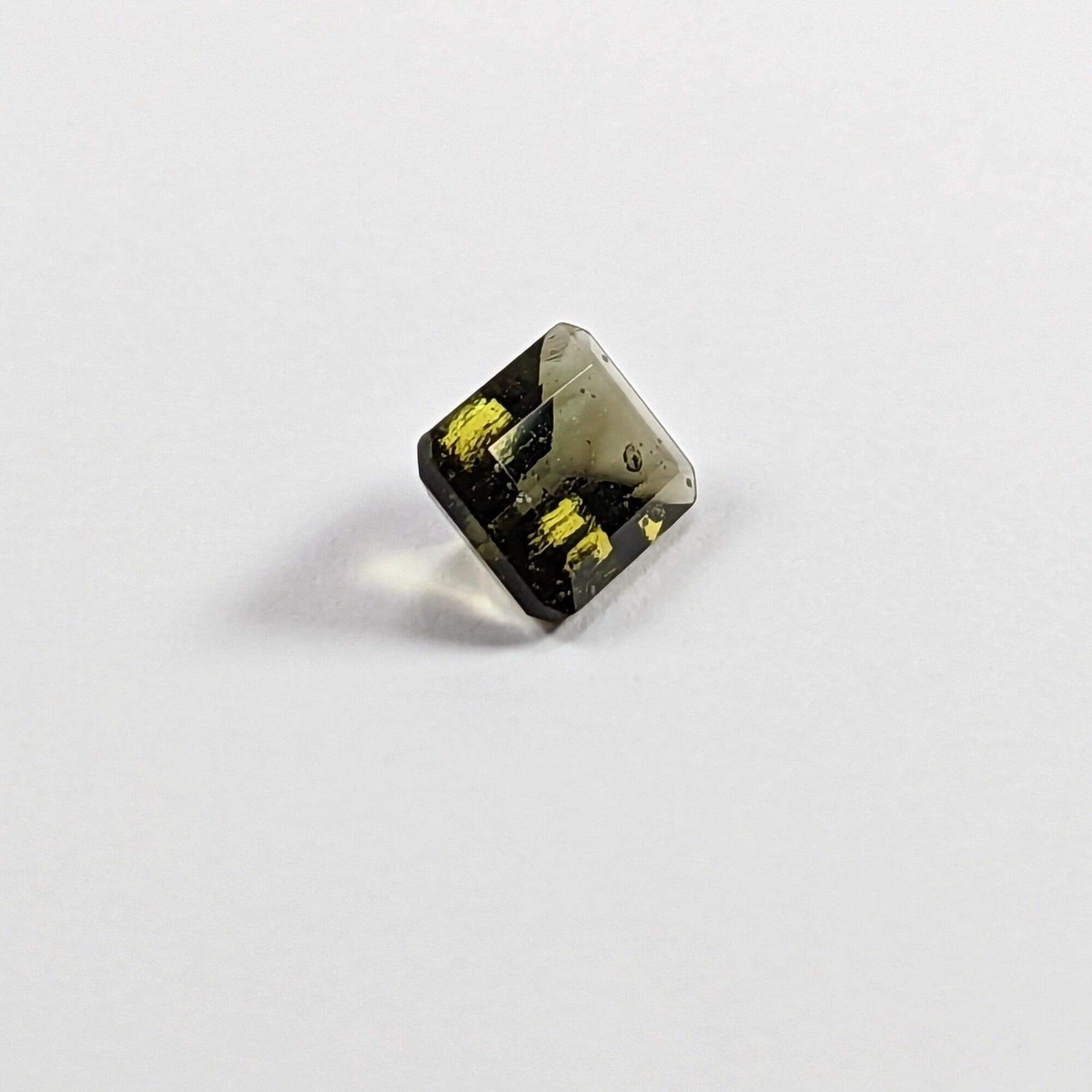  Authentic Moldavite | Octagon Cut | 8x6mm, 1.25ct | Chlum Region, Czech Republic | SO24 2