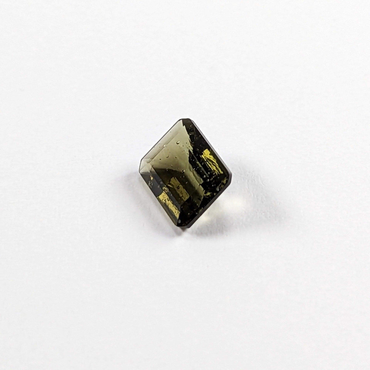  Authentic Moldavite | Octagon Cut | 8x6mm, 1.25ct | Chlum Region, Czech Republic | SO24 4