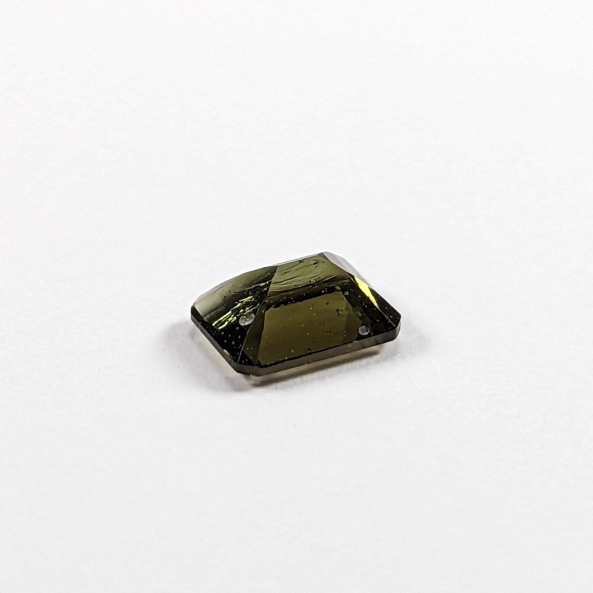  Authentic Moldavite | Octagon Cut | 8x6mm, 1.25ct | Chlum Region, Czech Republic | SO24 6