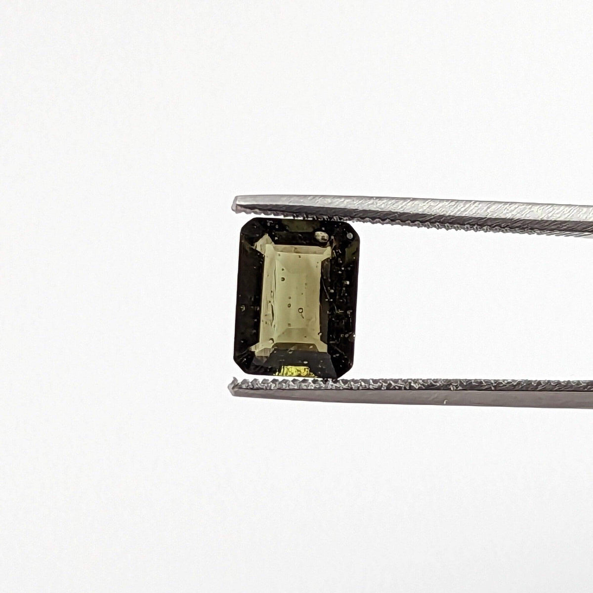  Authentic Moldavite | Octagon Cut | 8x6mm, 1.25ct | Chlum Region, Czech Republic | SO24 8