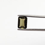  Authentic Moldavite | Octagon Cut | 8x6mm, 1.25ct | Chlum Region, Czech Republic | SO24 8