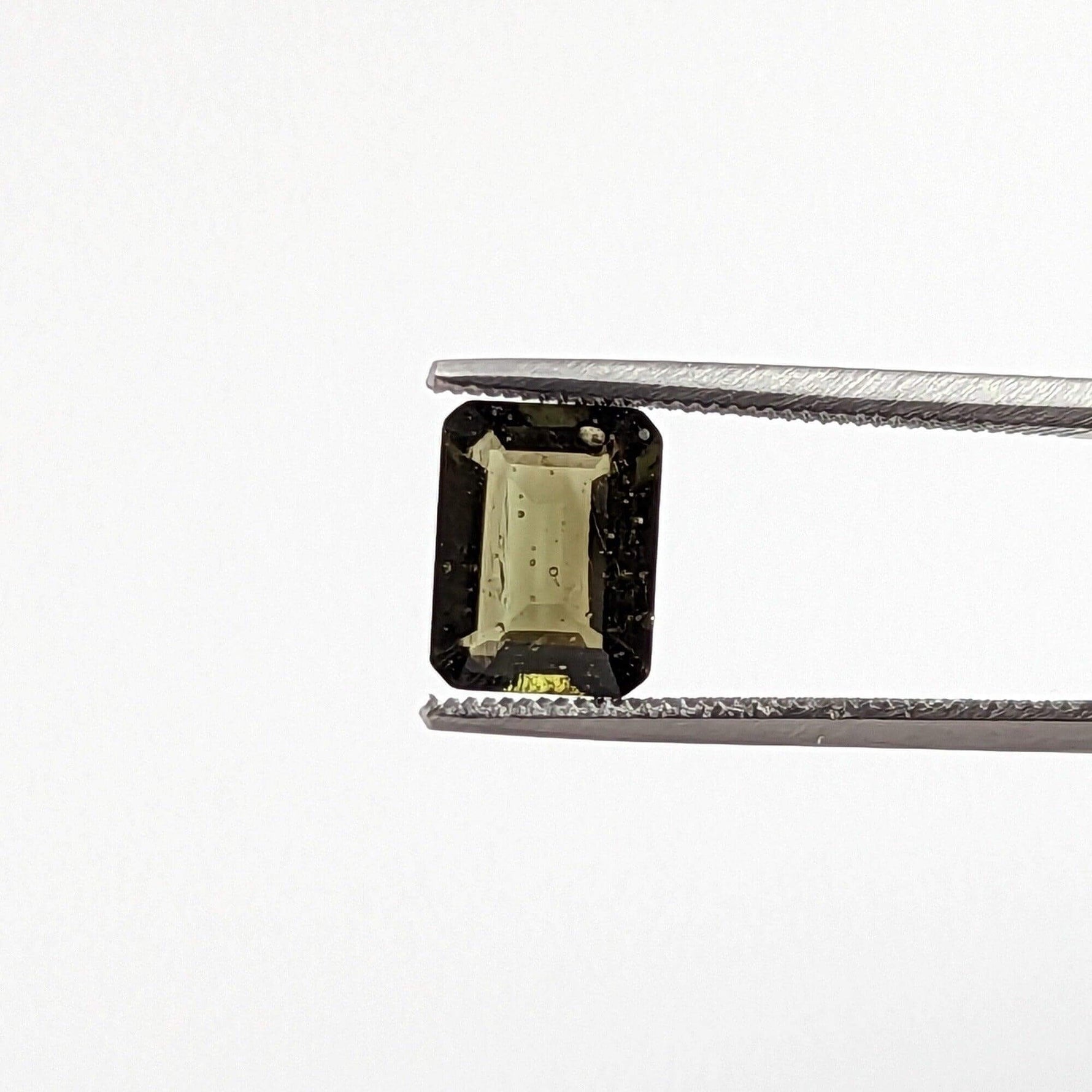  Authentic Moldavite | Octagon Cut | 8x6mm, 1.25ct | Chlum Region, Czech Republic | SO24 8