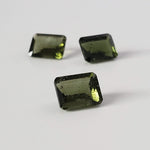  Authentic Moldavite | Octagon Cut | 9x7mm | Chlum Region, Czech Republic 1