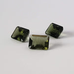 Authentic Moldavite | Octagon Cut | 9x7mm | Chlum Region, Czech Republic 2
