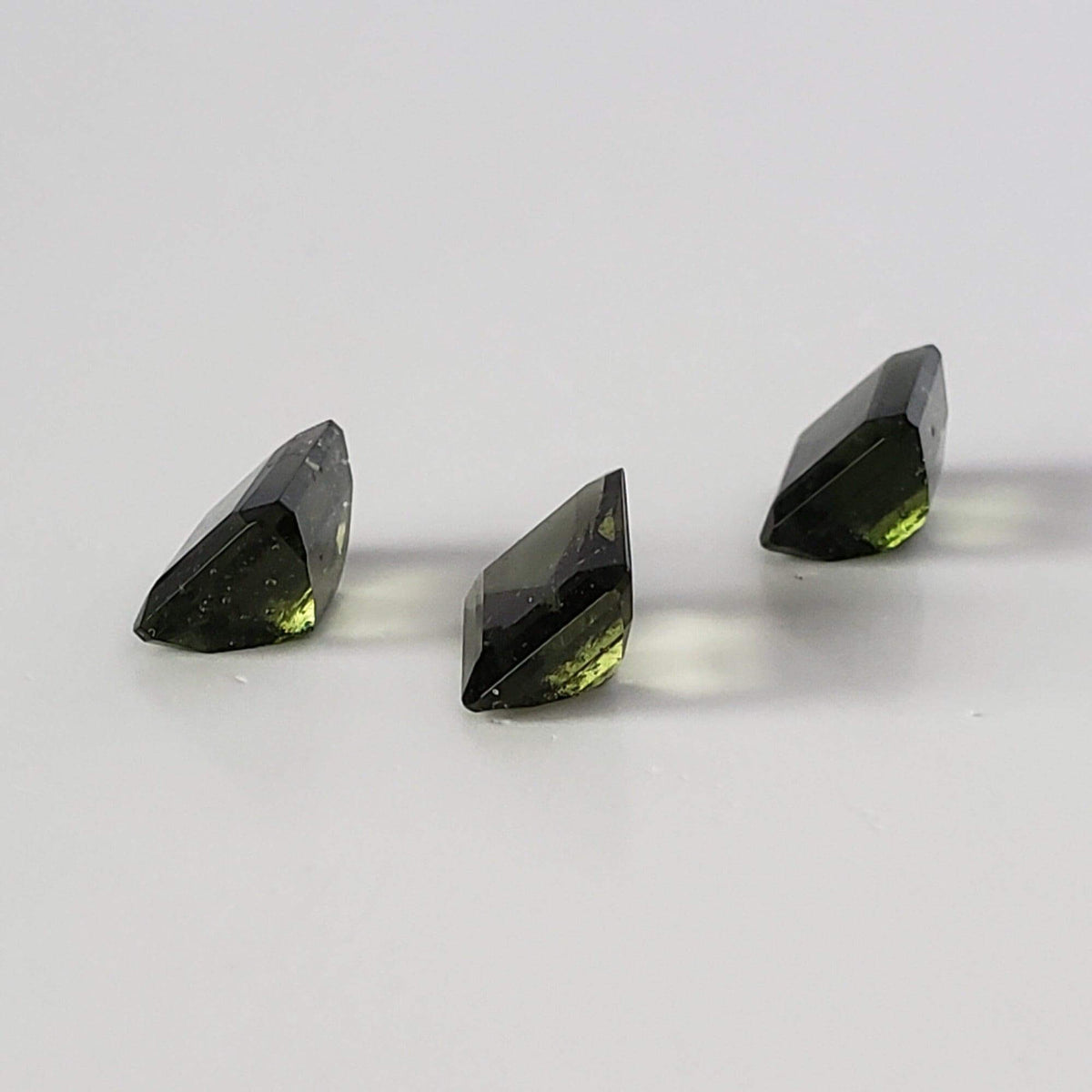  Authentic Moldavite | Octagon Cut | 9x7mm | Chlum Region, Czech Republic 6