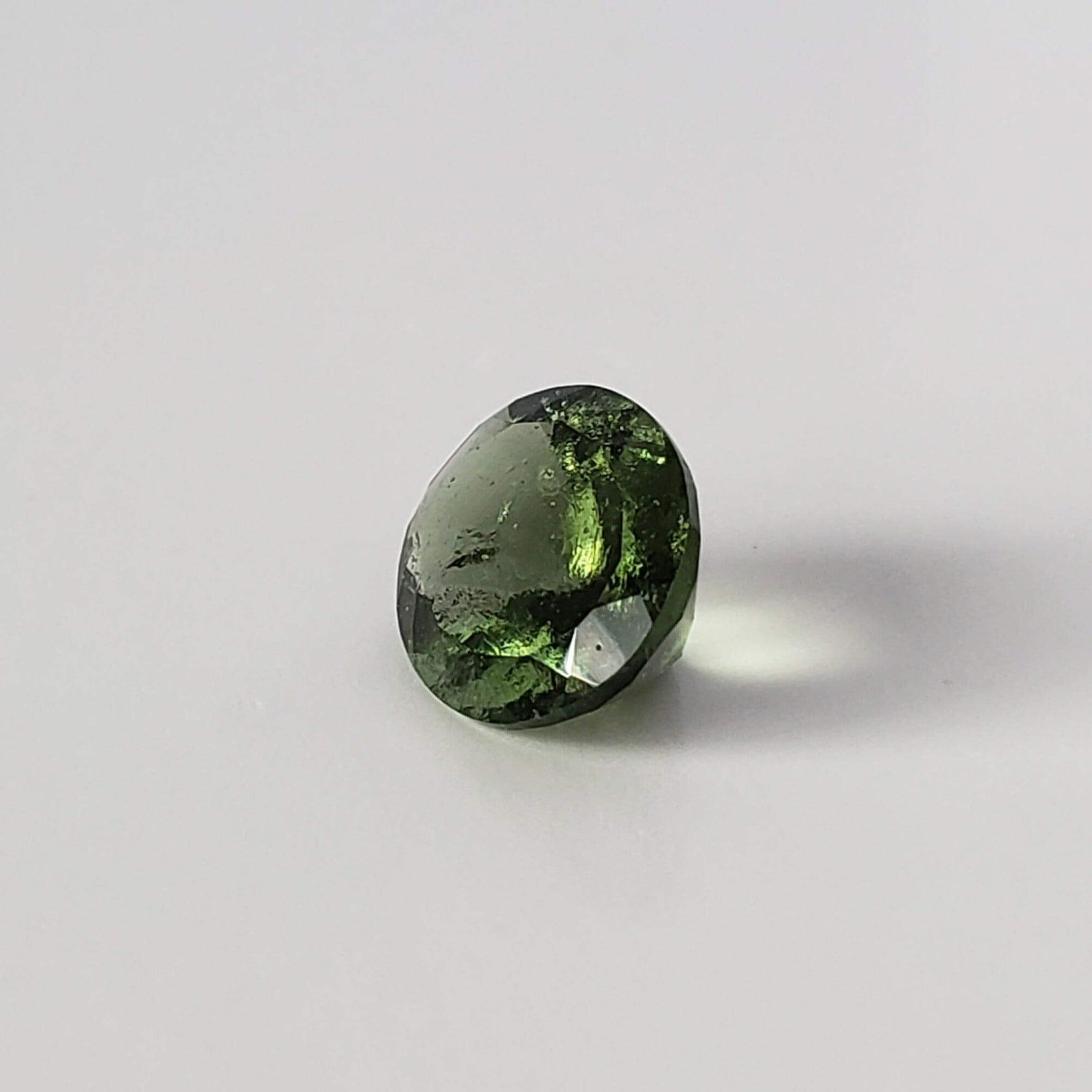  Authentic Moldavite | Oval Cut | 11x9mm | Chlum Region, Czech Republic 2