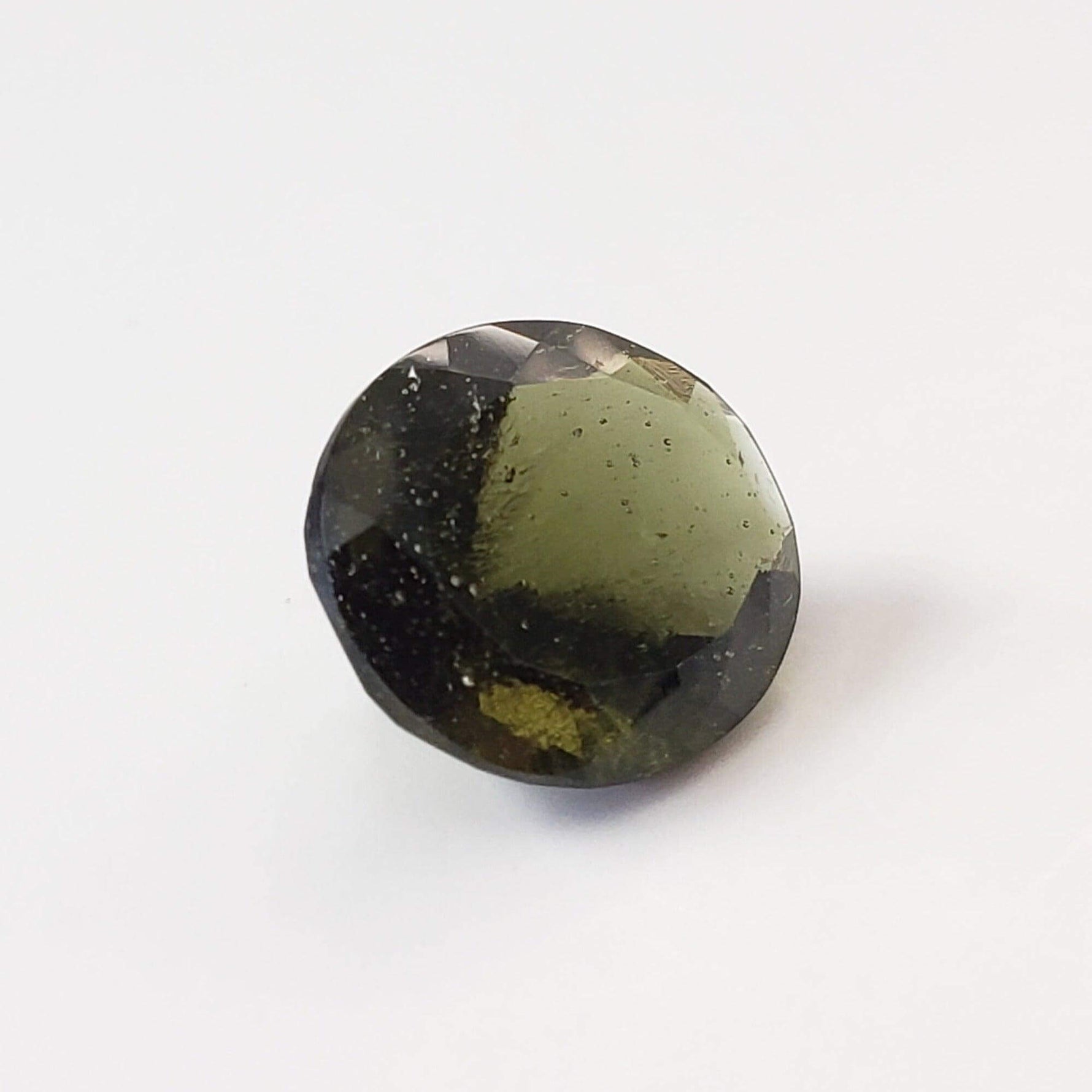  Authentic Moldavite | Oval Cut | 12x10mm | Chlum Region, Czech Republic 6