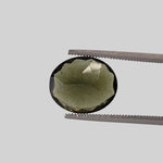  Authentic Moldavite | Oval Cut | 12x10mm | Chlum Region, Czech Republic 1