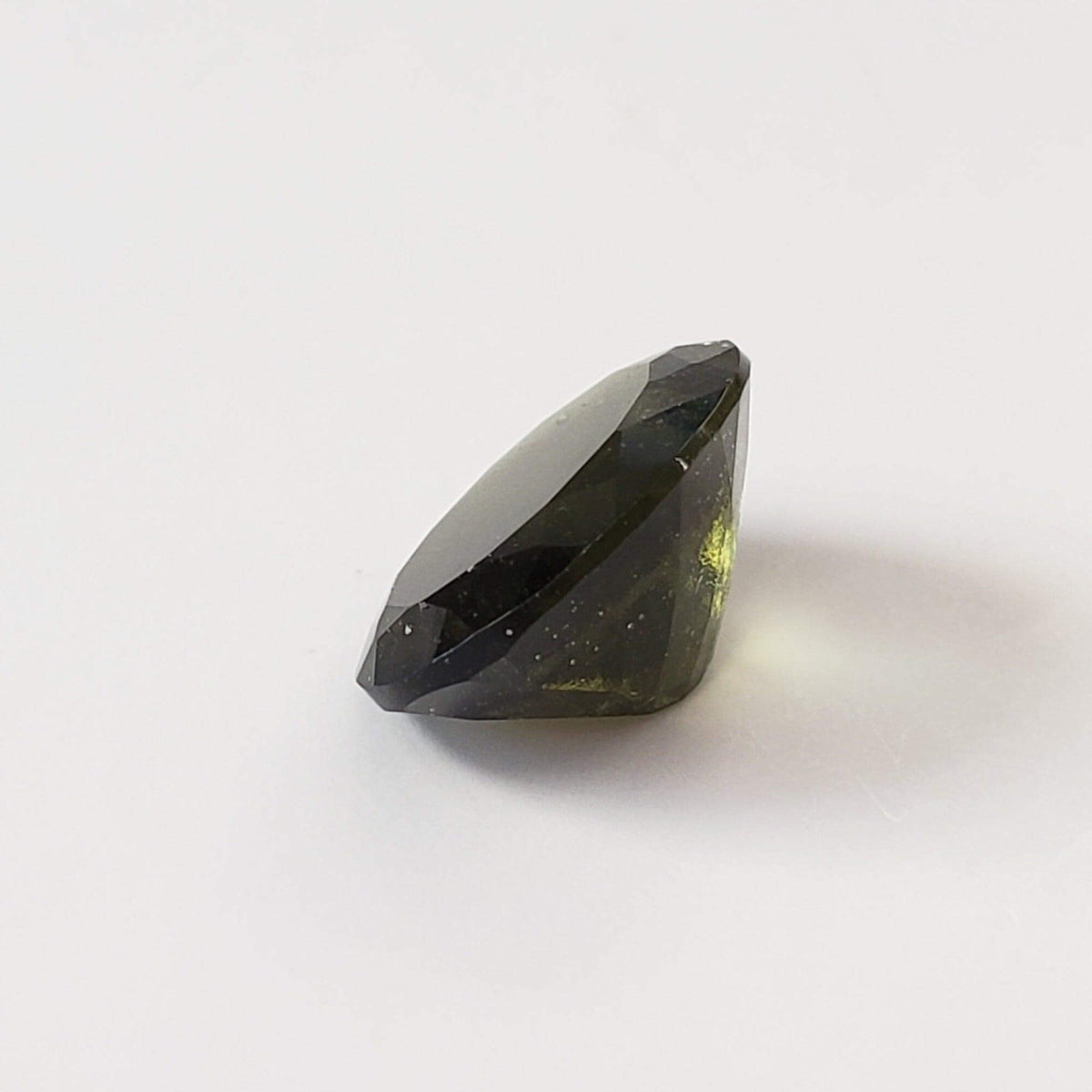  Authentic Moldavite | Oval Cut | 12x10mm | Chlum Region, Czech Republic 7
