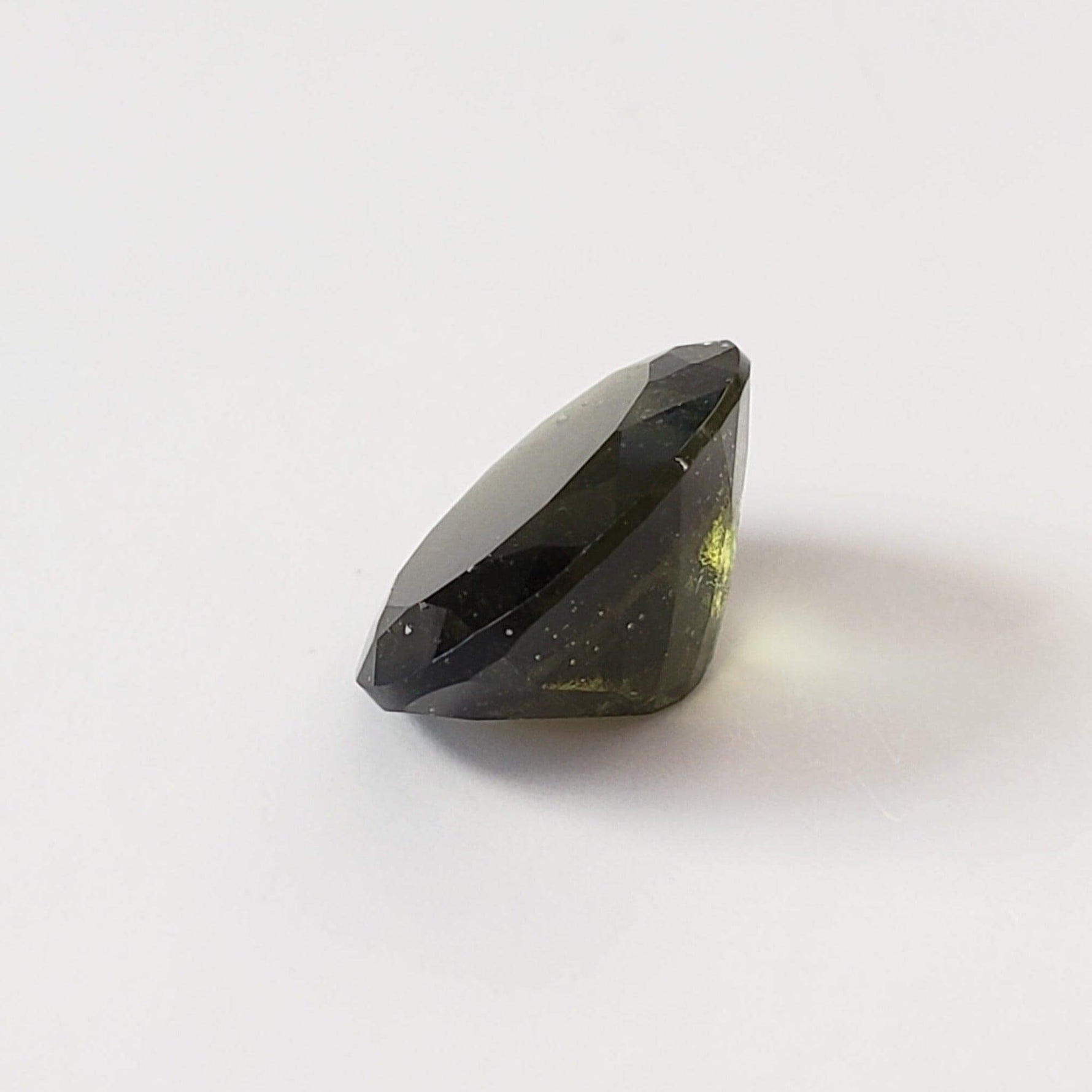  Authentic Moldavite | Oval Cut | 12x10mm | Chlum Region, Czech Republic 7