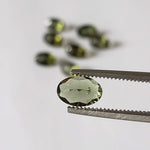  Authentic Moldavite | Oval Cut | 6x4mm | Chlum Region, Czech Republic 1