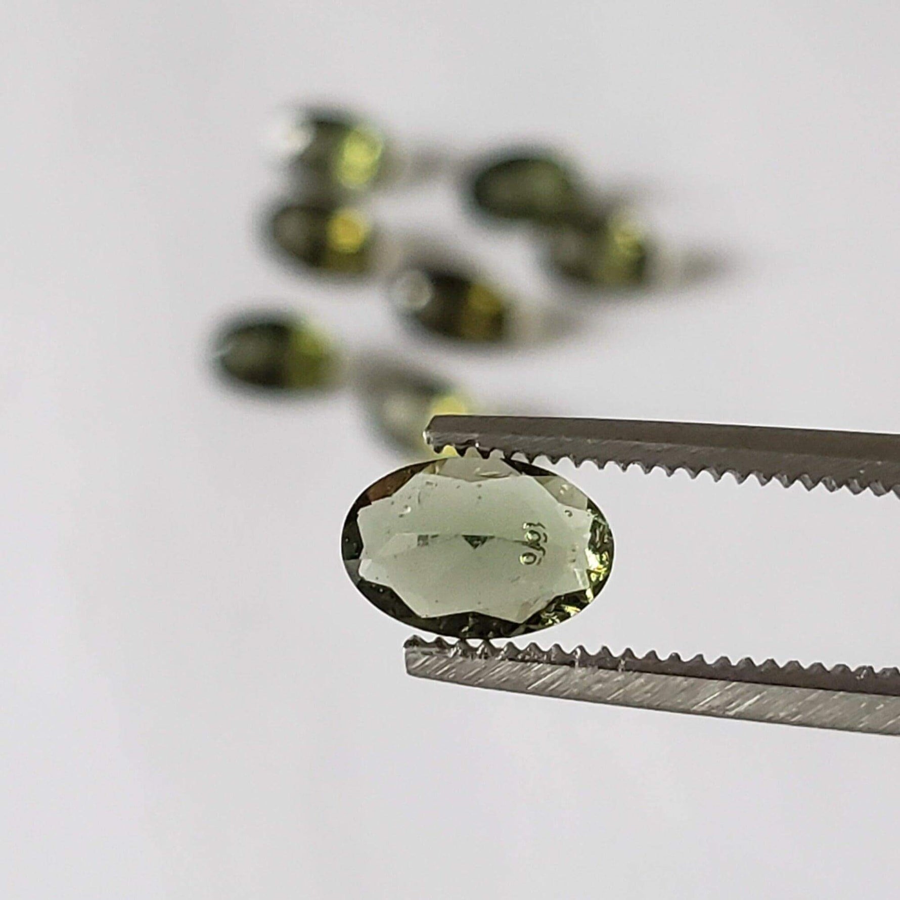  Authentic Moldavite | Oval Cut | 6x4mm | Chlum Region, Czech Republic 1