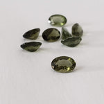  Authentic Moldavite | Oval Cut | 6x4mm | Chlum Region, Czech Republic 3