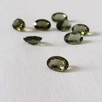  Authentic Moldavite | Oval Cut | 6x4mm | Chlum Region, Czech Republic 4