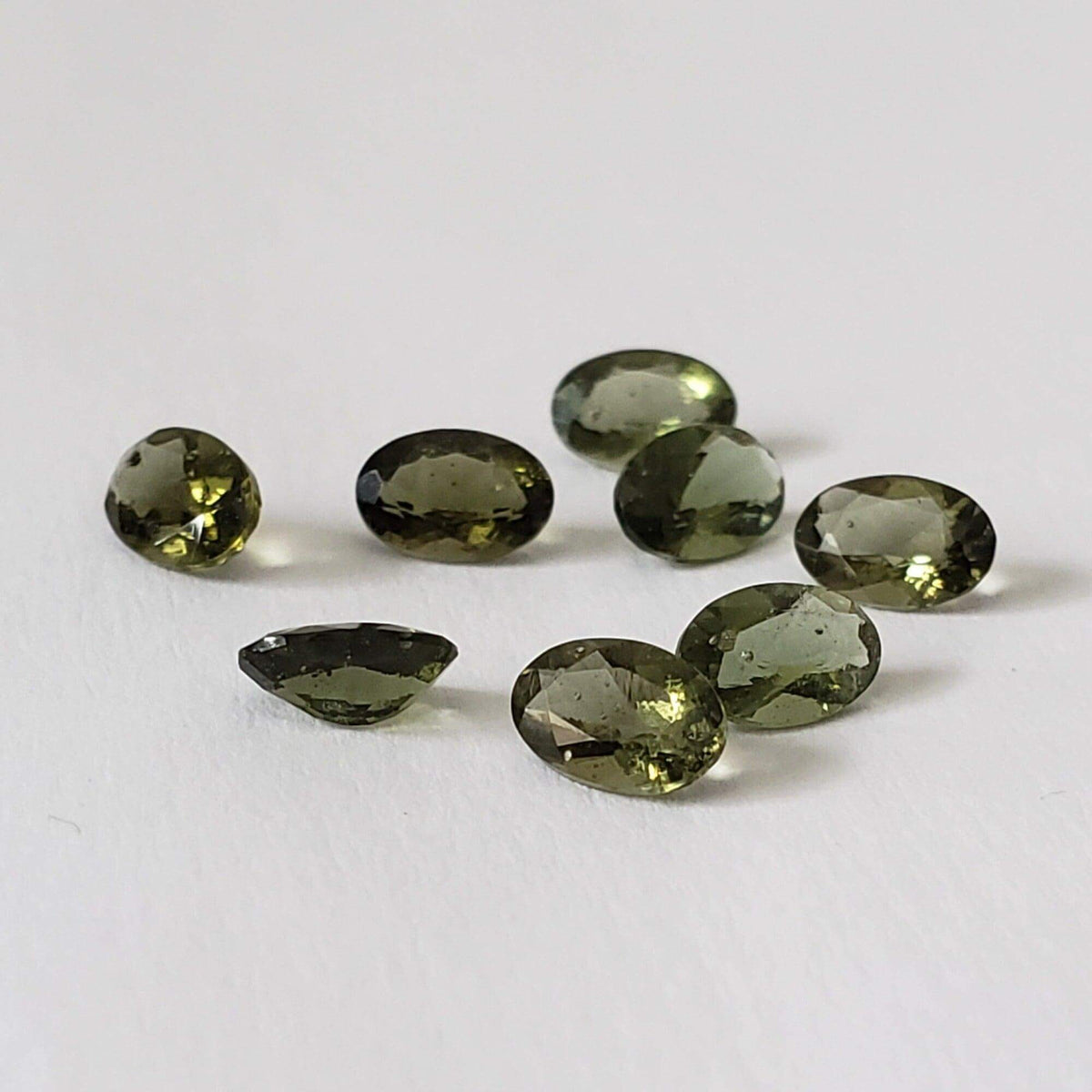  Authentic Moldavite | Oval Cut | 6x4mm | Chlum Region, Czech Republic 5