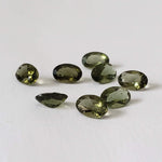  Authentic Moldavite | Oval Cut | 6x4mm | Chlum Region, Czech Republic 5