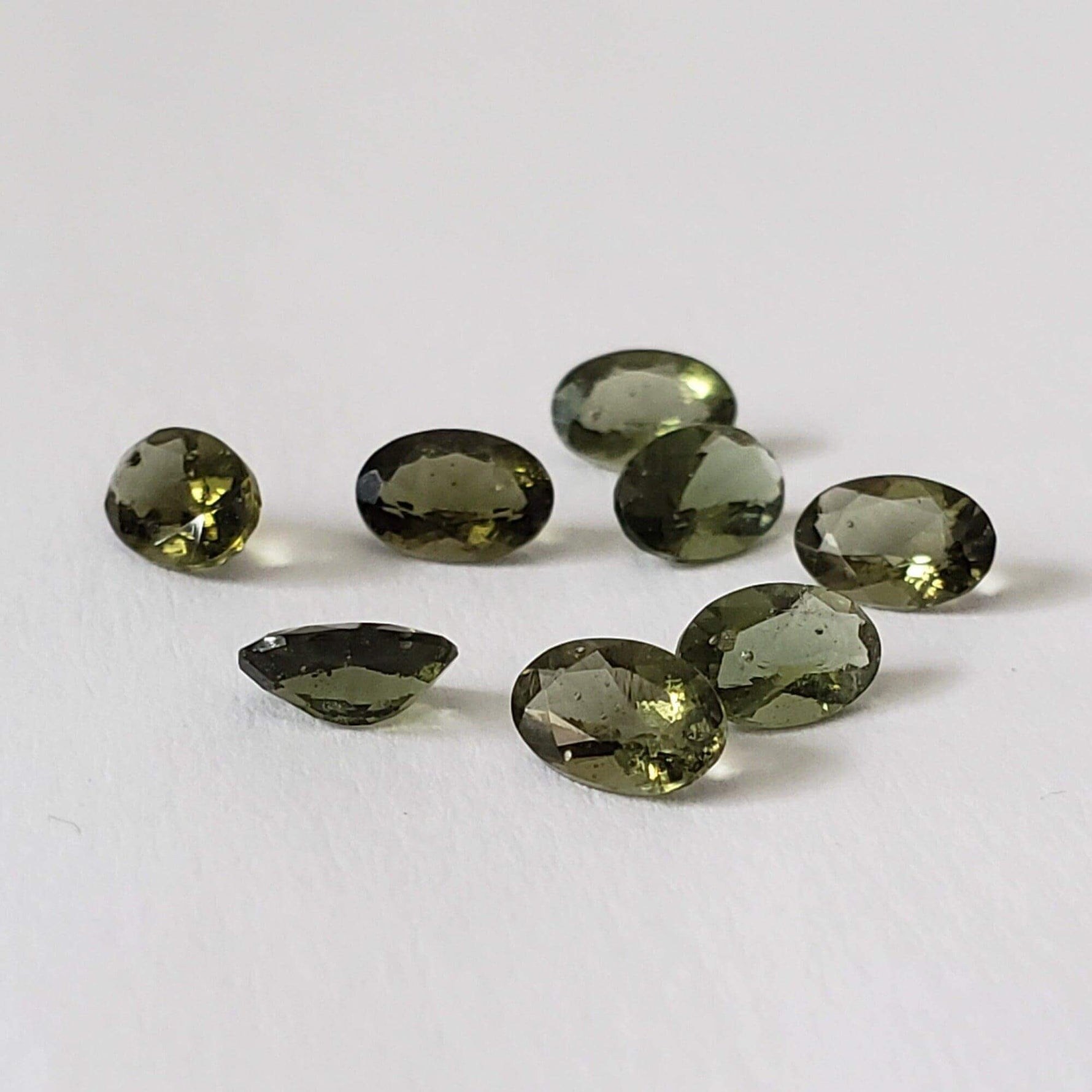  Authentic Moldavite | Oval Cut | 6x4mm | Chlum Region, Czech Republic 5