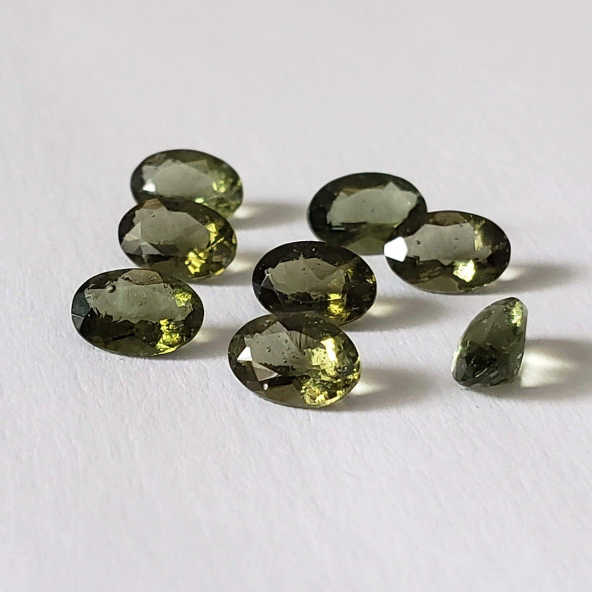  Authentic Moldavite | Oval Cut | 6x4mm | Chlum Region, Czech Republic 6