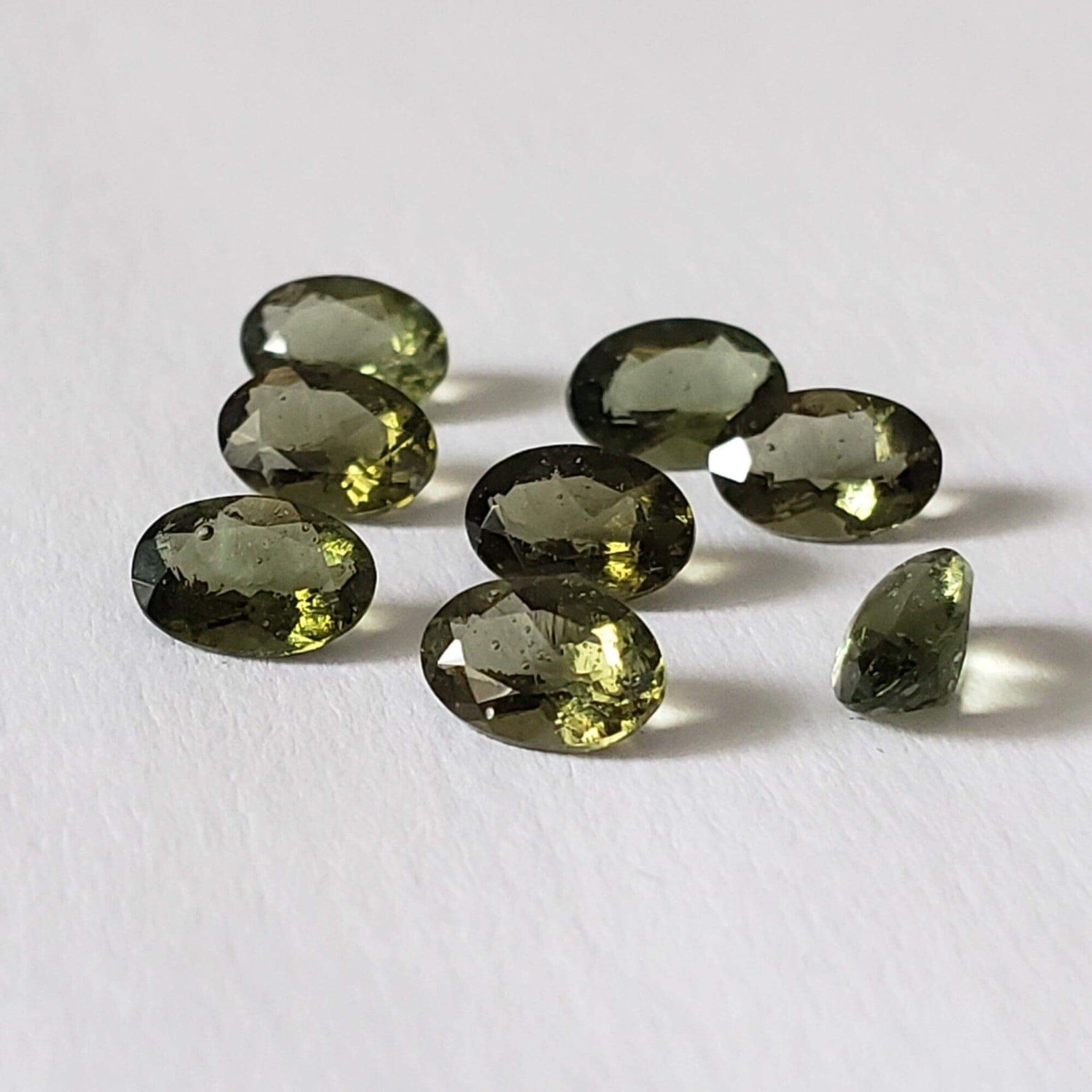  Authentic Moldavite | Oval Cut | 6x4mm | Chlum Region, Czech Republic 6