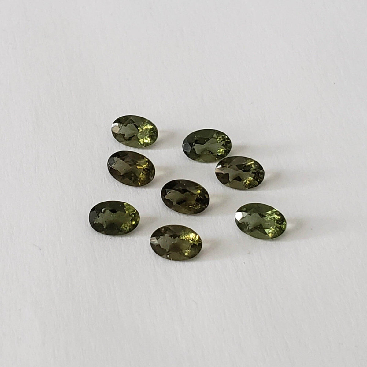  Authentic Moldavite | Oval Cut | 6x4mm | Chlum Region, Czech Republic 7