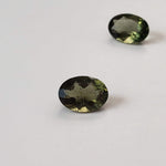  Authentic Moldavite | Oval Cut | 7x5mm | Chlum Region, Czech Republic | SO24 1