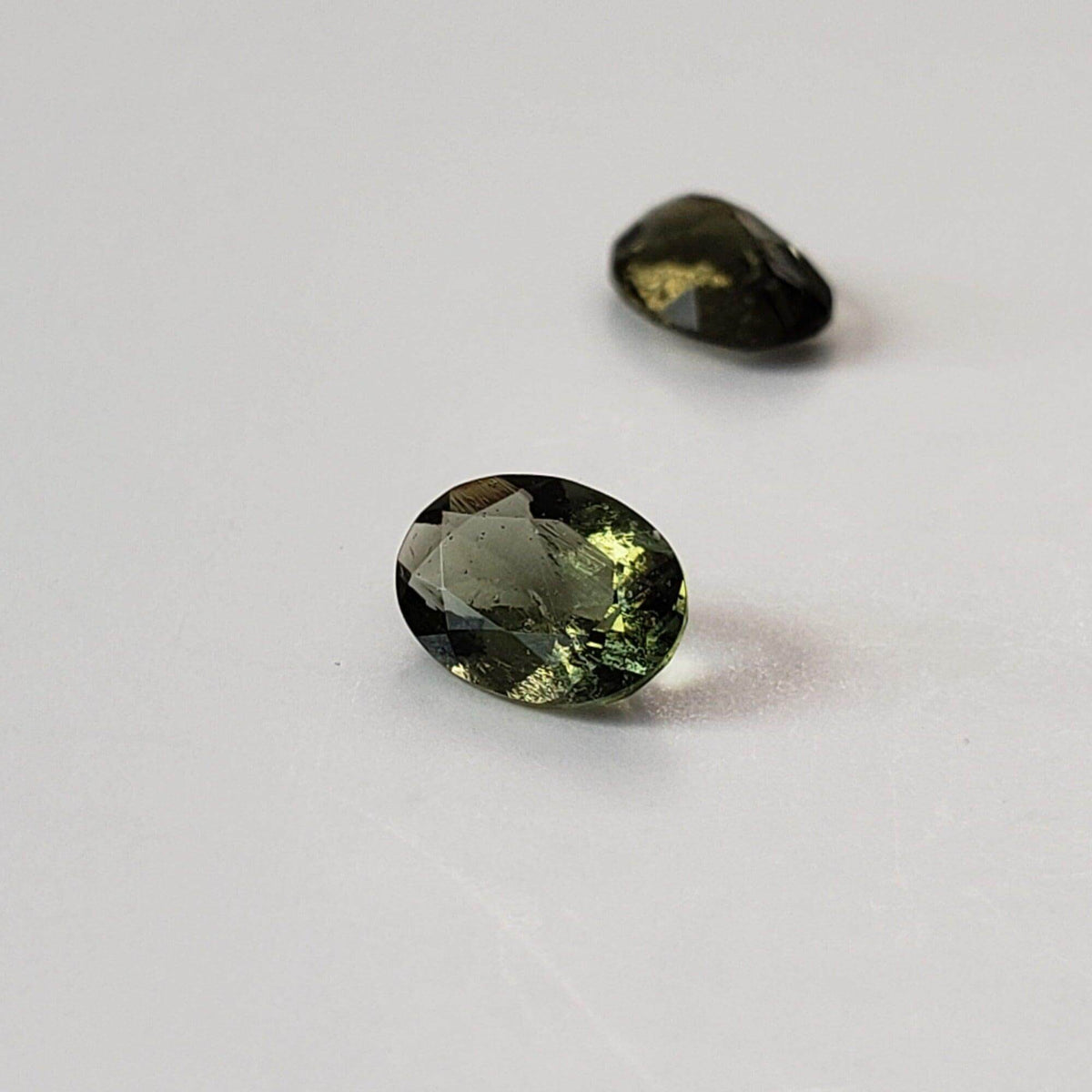  Authentic Moldavite | Oval Cut | 7x5mm | Chlum Region, Czech Republic | SO24 2