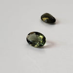  Authentic Moldavite | Oval Cut | 7x5mm | Chlum Region, Czech Republic | SO24 2