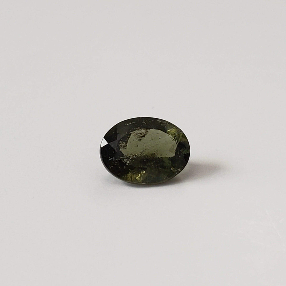  Authentic Moldavite | Oval Cut | 8x6mm | Chlum Region, Czech Republic | SO24 3