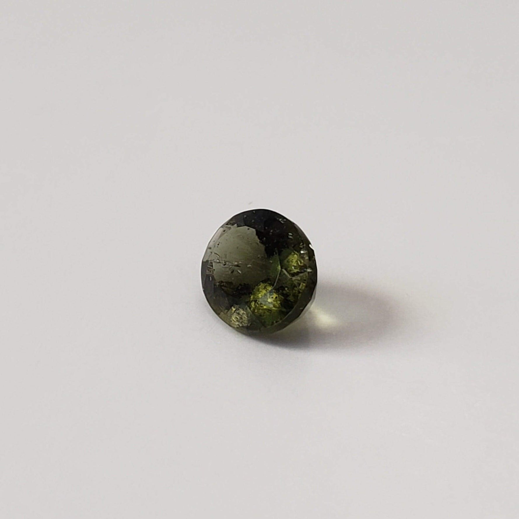  Authentic Moldavite | Oval Cut | 8x6mm | Chlum Region, Czech Republic | SO24 4
