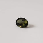  Authentic Moldavite | Oval Cut | 8x6mm | Chlum Region, Czech Republic | SO24 5