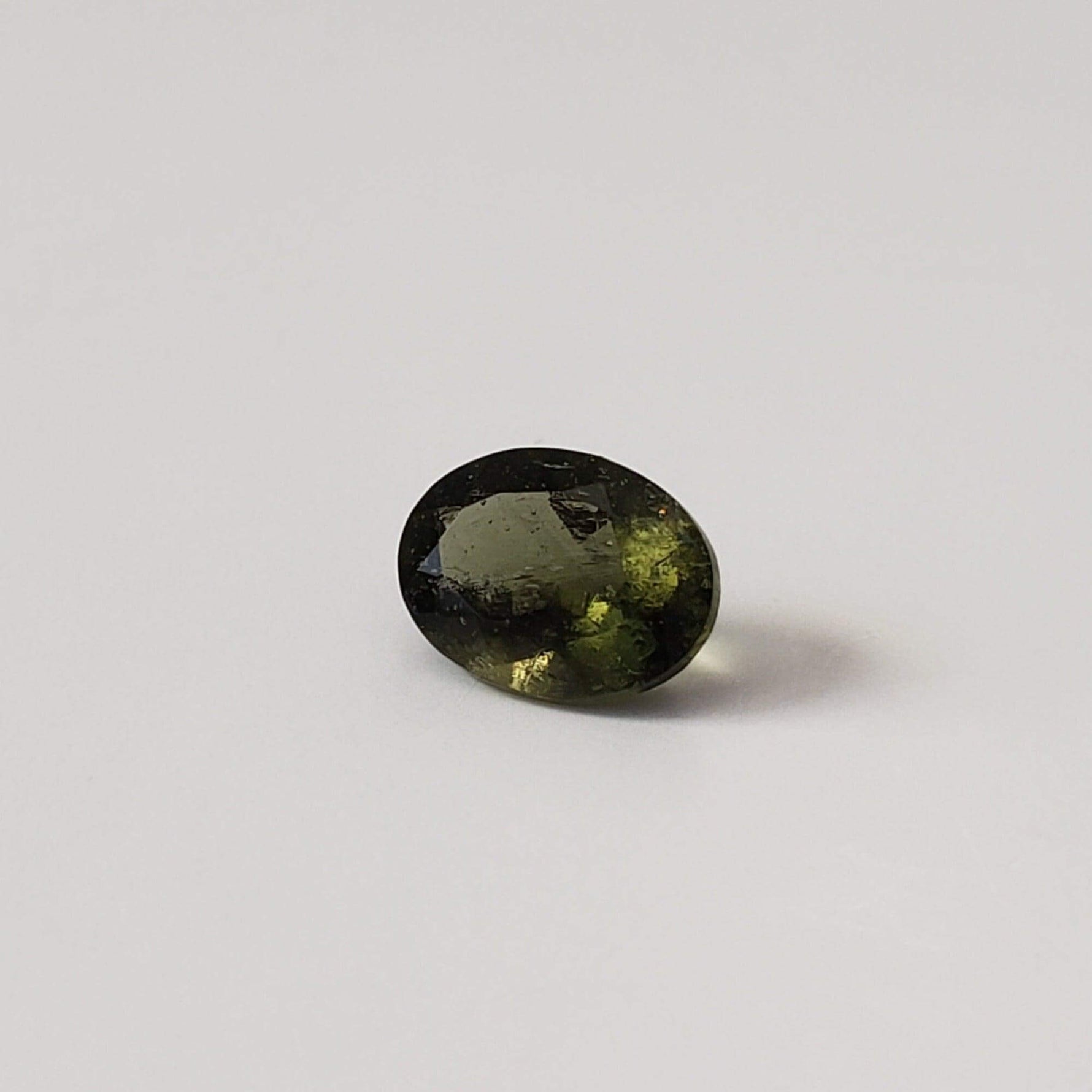  Authentic Moldavite | Oval Cut | 8x6mm | Chlum Region, Czech Republic | SO24 5
