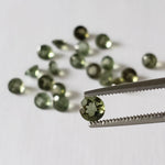  Authentic Moldavite | Round Cut | 4mm | Chlum Region, Czech Republic | SO24 