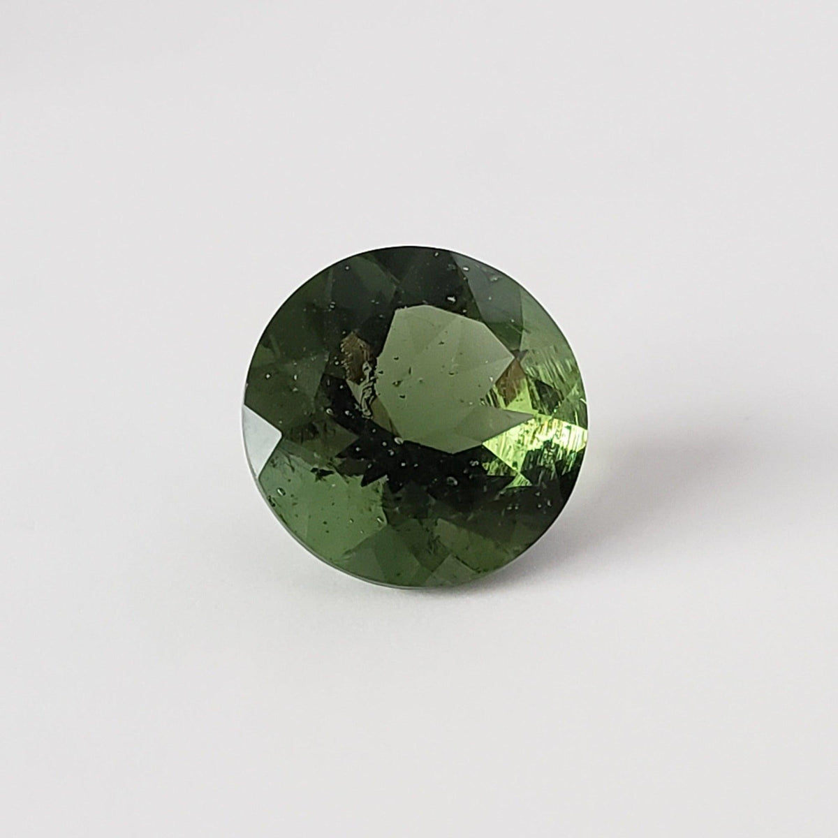  Authentic Moldavite | Round Cut | 9mm, 2.25ct | Chlum Region, Czech Republic 2