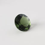  Authentic Moldavite | Round Cut | 9mm, 2.25ct | Chlum Region, Czech Republic 3