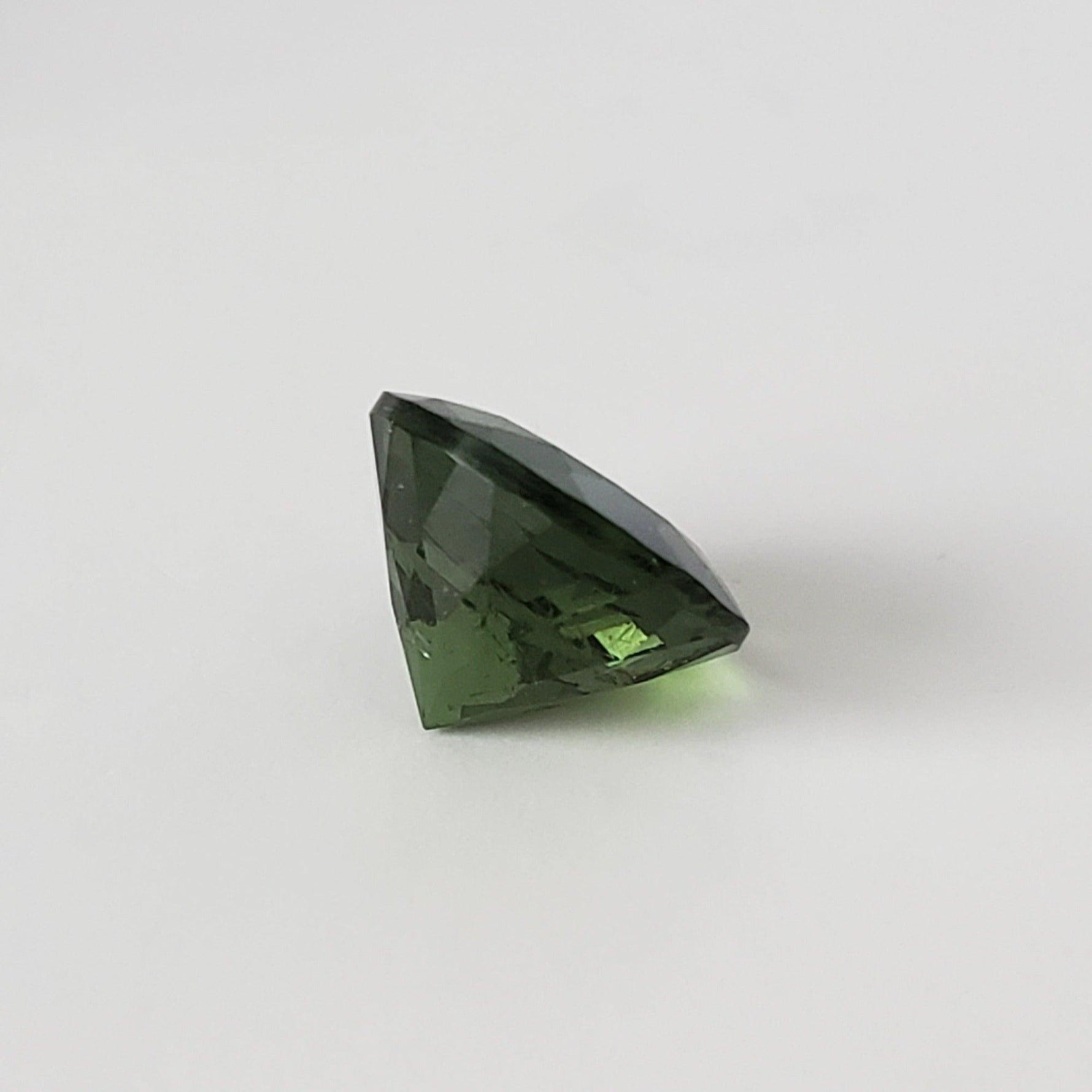  Authentic Moldavite | Round Cut | 9mm, 2.25ct | Chlum Region, Czech Republic 5