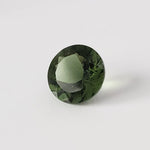  Authentic Moldavite | Round Cut | 9mm, 2.25ct | Chlum Region, Czech Republic 7