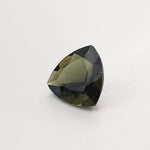  Authentic Moldavite | Trilliant Cut | 10mm | Chlum Region, Czech Republic | SO24 4