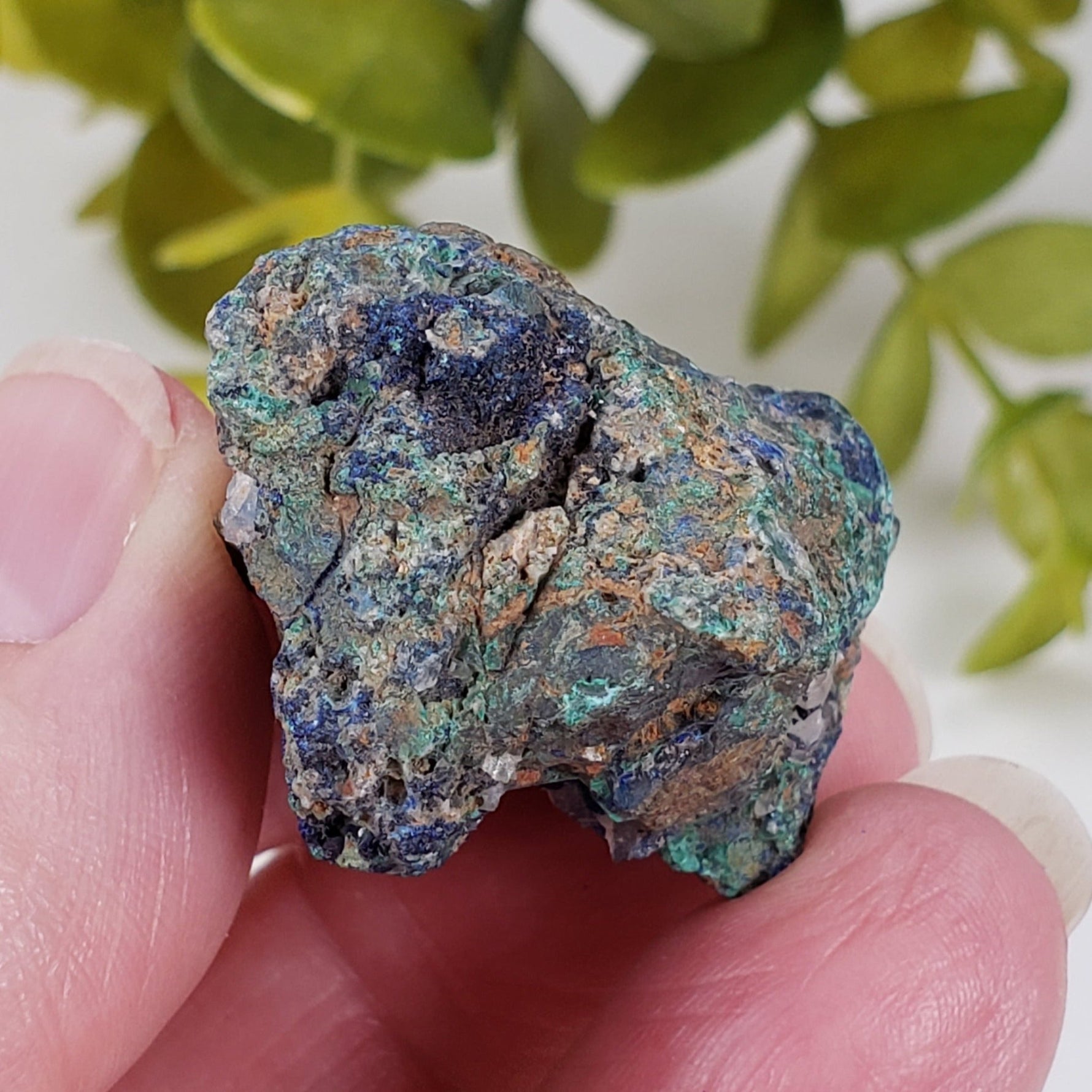  Azurite, Malachite and Quartz on Matrix | 28.7 grams | Zacatecas, Mexico | SO24 4