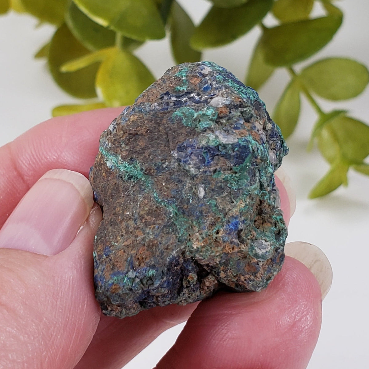  Azurite, Malachite and Quartz on Matrix | 28.7 grams | Zacatecas, Mexico | SO24 6