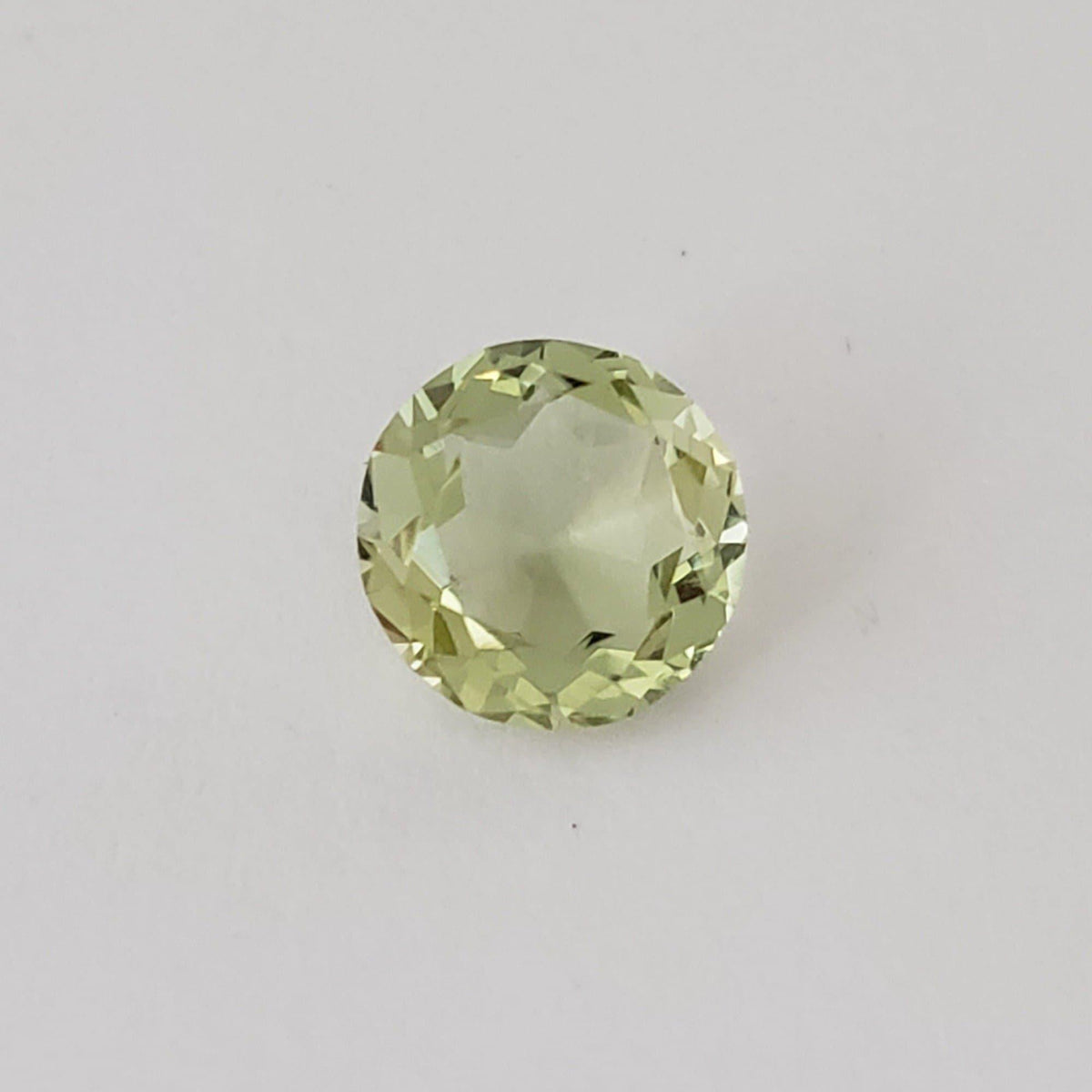  Beryl | Round Facet | Yellow Green | 7.3mm 1.19ct 2