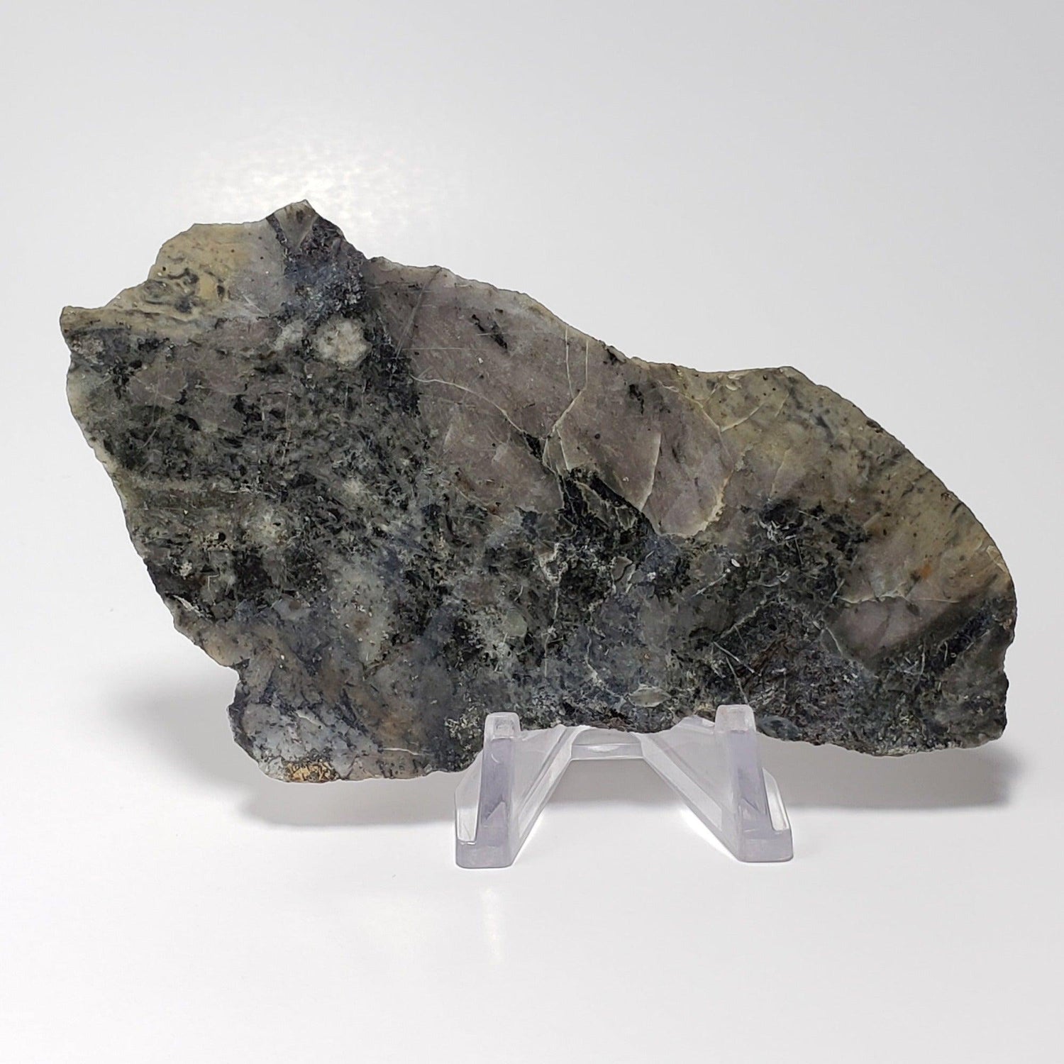  Black Onaping Slice | 102.5 Grams | Impactite | Sudbury Structure, Canada | SO24 1