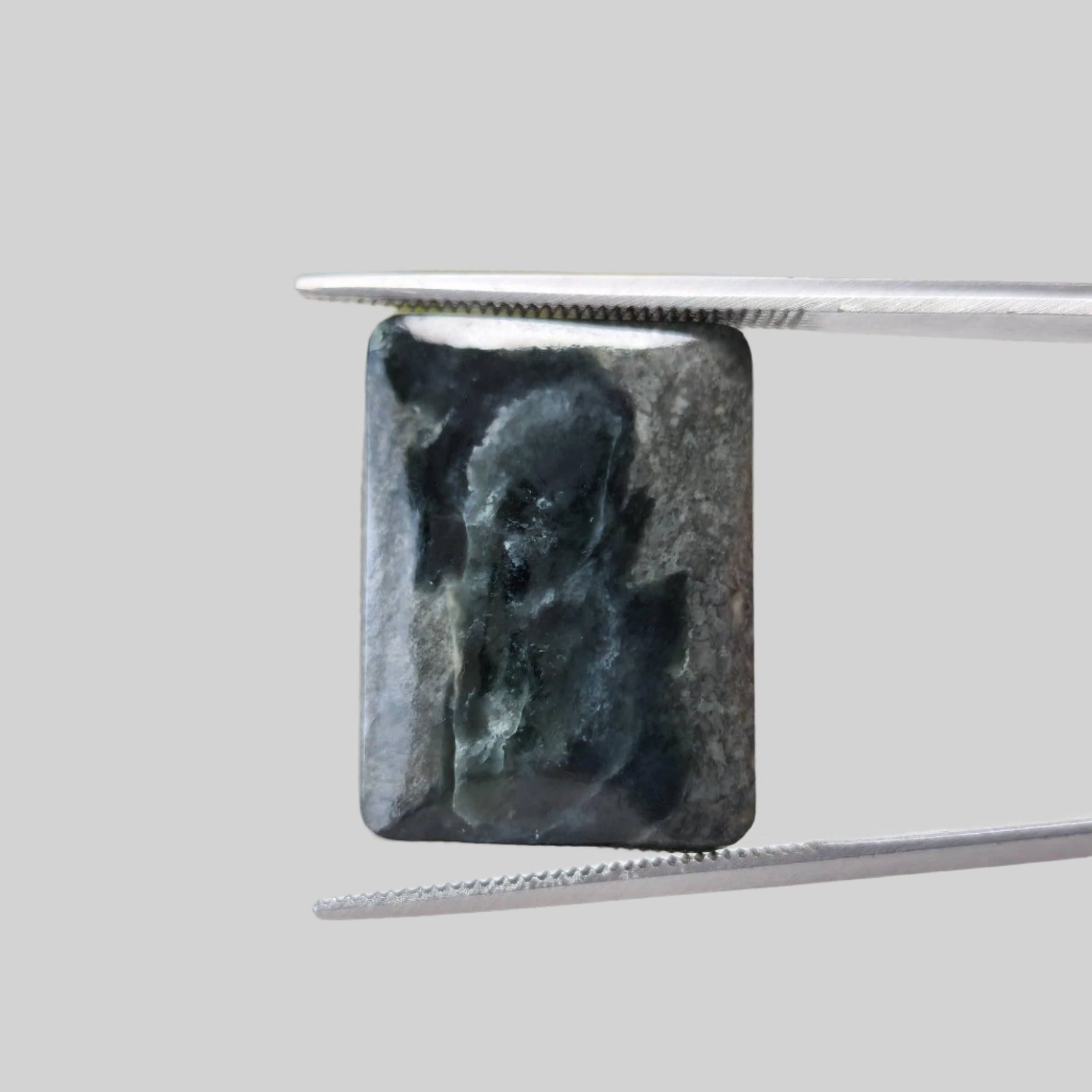  Blue Jade | Octagon Cabochon | 20.3x15.2mm 12.63ct | Ukraine 