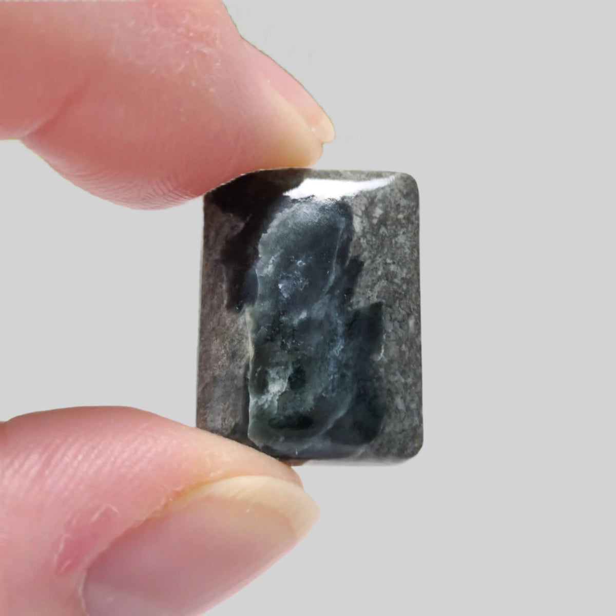  Blue Jade | Octagon Cabochon | 20.3x15.2mm 12.63ct | Ukraine 4