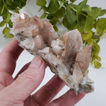  Calcite with Hematite on Matrix | 258.4 grams | Fluorescent Crystal | Lane's Quarry, Westfield MA | SO24 