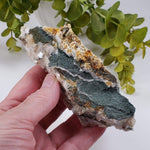  Calcite with Hematite on Matrix | 258.4 grams | Fluorescent Crystal | Lane's Quarry, Westfield MA | SO24 2